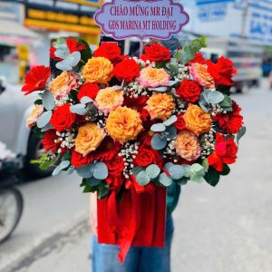 Giỏ hoa chiến thắng